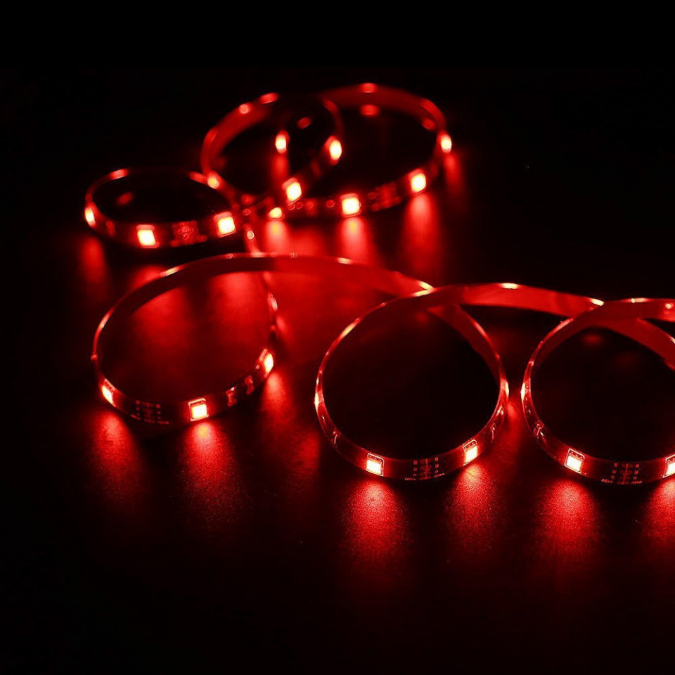 Sonoff Extensie banda LED RGB Sonoff L1, Wireless, 300 lm, IP65, 5m, compatibil Android/ iOS