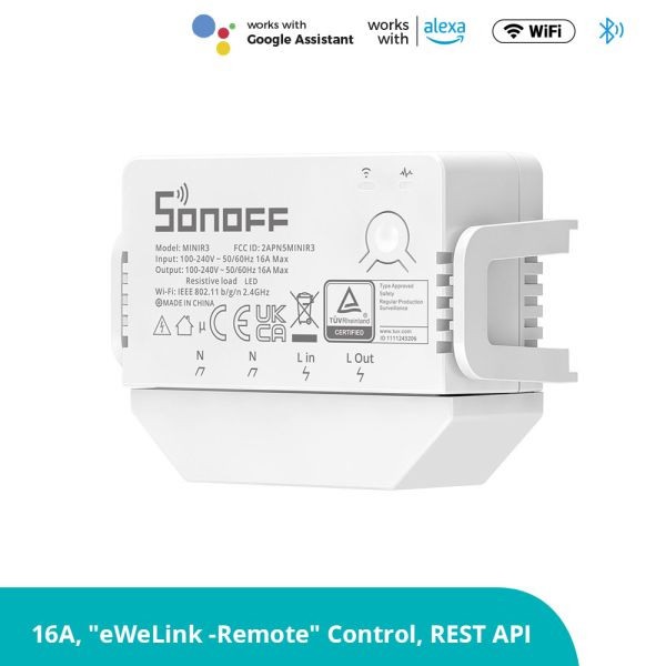 Sonoff releu inteligent wireless Sonoff Mini R3, 16A