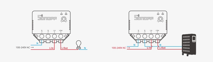 Sonoff releu inteligent wireless Sonoff Mini R3, 16A